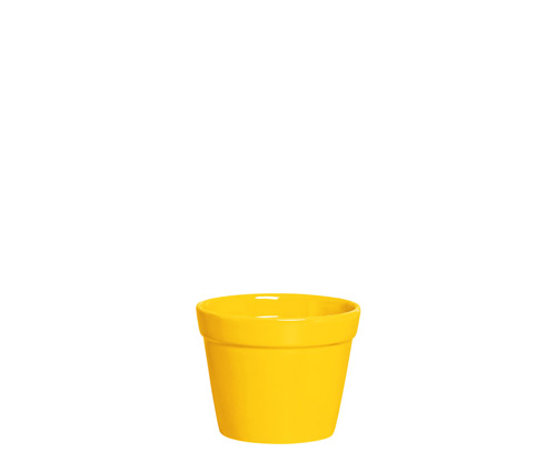 CACHEPÔ RED. BORDA CRISÂNT. AMARELO
