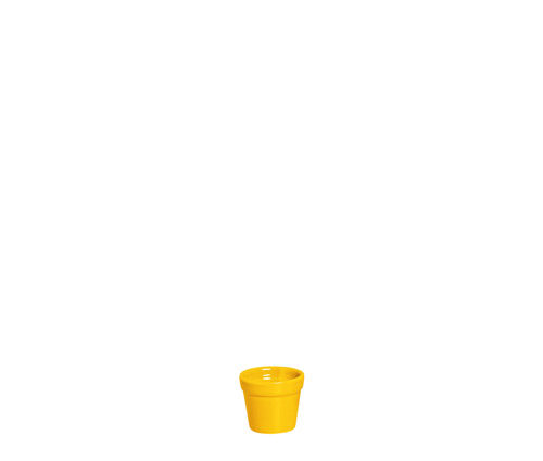 CACHEPÔ RED. BORDA MINI AMARELO