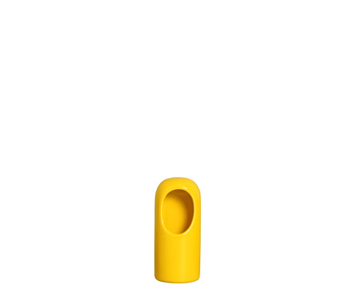 FLOREIRA PAREDE TUBO AMARELO