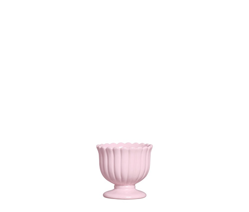 TAÇA RED. FRISOS MD ALGODÃO DOCE ROSA