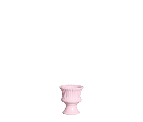 TAÇA RED. FRISOS PP ALGODÃO DOCE ROSA