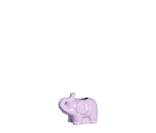 CACHEPOT ELEFANTE MD ALGODÃO DOCE LILÁS