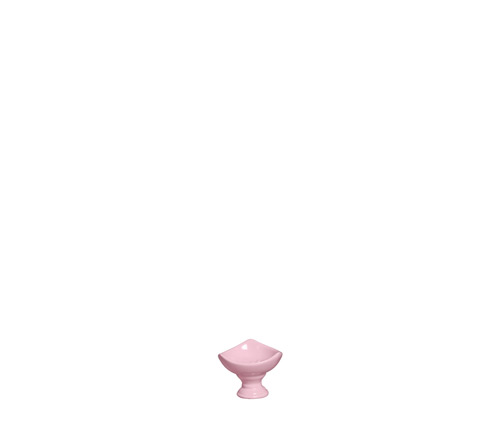 BASE TRIANG. MINI C/PÉ ALGODÃO DOCE ROSA