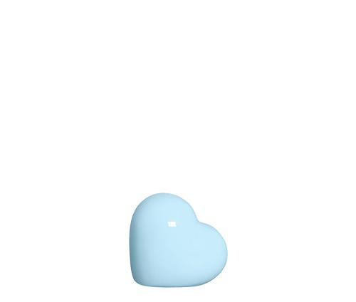 ADORNO CORAÇÃO PQ ALGODÃO DOCE AZUL